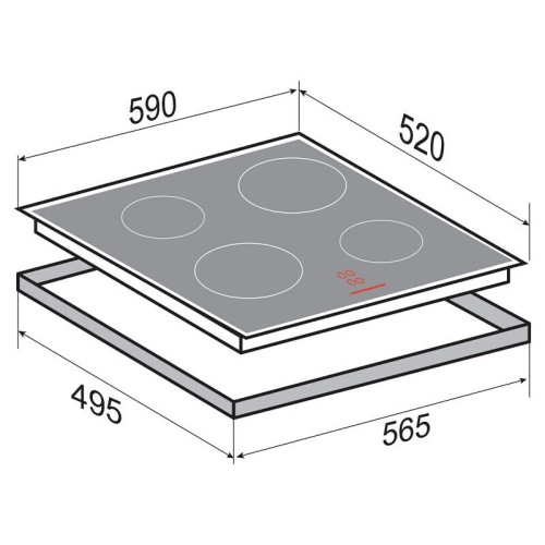 Индукционная варочная панель Zigmund & Shtain CI 30.6 B