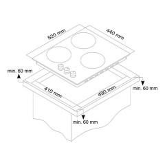 Газовая варочная панель Simfer H45V30B470