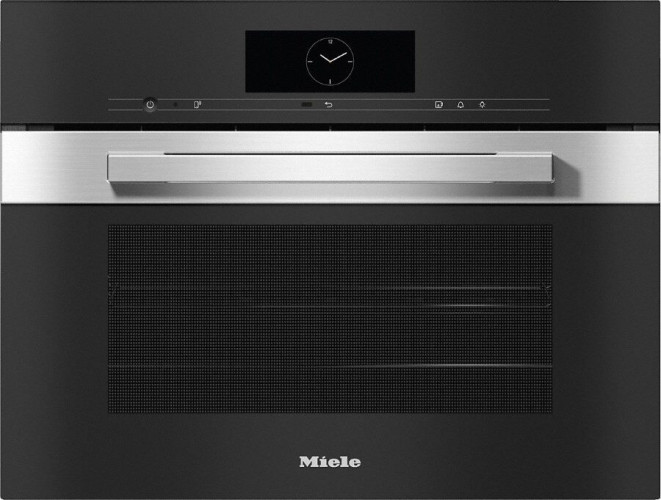 Электрический духовой шкаф Miele DGC 7840 HC PRO EDST/CLST, черный/нерж.сталь