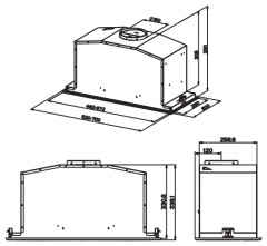 Встраиваемая вытяжка Faber Inca LUX 2.0 EV8 X A52