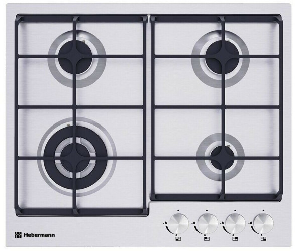 Газовая варочная панель HEBERMANN HBGS 604 1 X