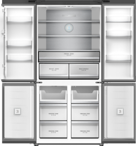 Холодильник Weissgauff WCD 510 Dark Inox