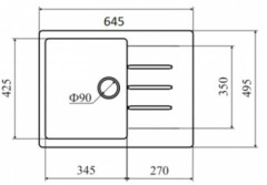 Кухонная мойка Zigmund &amp; Shtain Rechteck 645 молодое шампанское