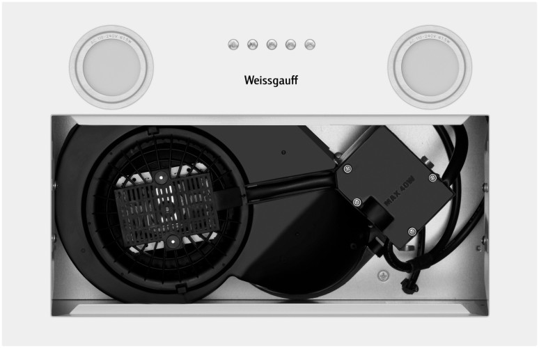 Встраиваемая вытяжка Weissgauff Box 452 WH