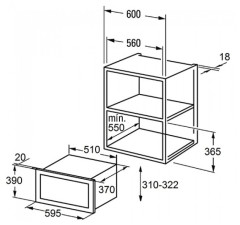 Встраиваемая микроволновая печь Cata MW BI2505DCG BK