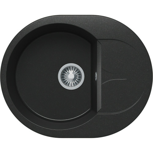 Кухонная мойка Polygran ATOL-620 №16 Черная