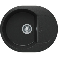 Кухонная мойка Polygran ATOL-620 №16 Черная
