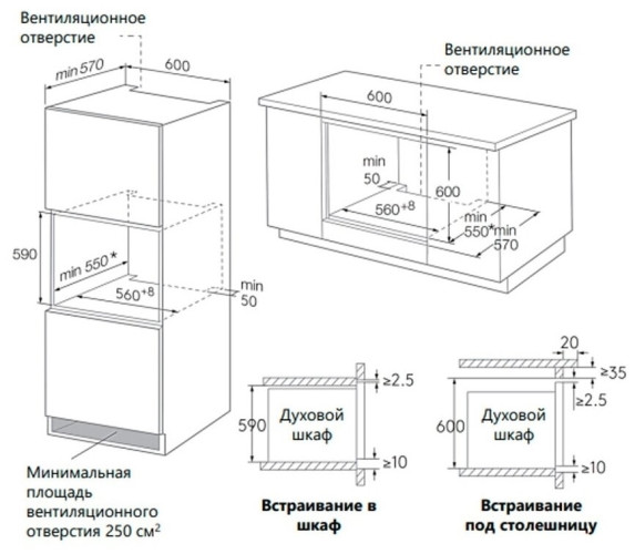 Электрический духовой шкаф MAUNFELD MEOR7216STW