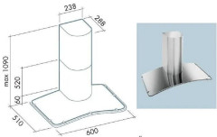 Кухонная вытяжка Falmec Astra 60 inox 600