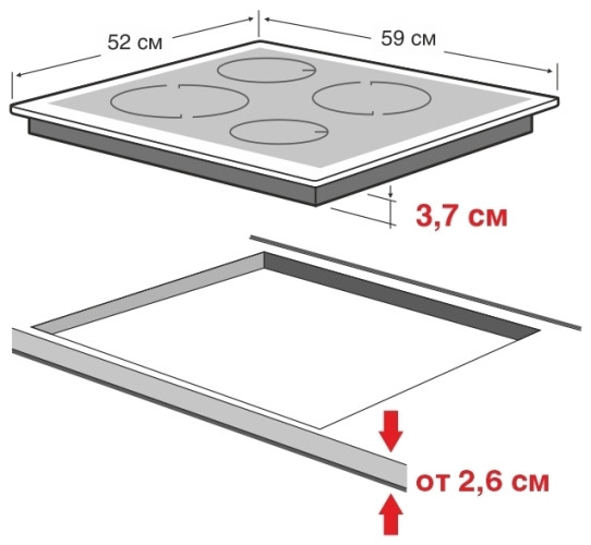 Электрическая варочная панель Cata TN 604/A
