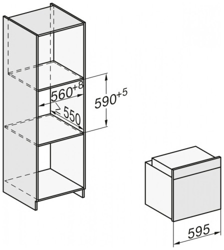 Электрический духовой шкаф Miele H 7364 BP Stainless Steel, нержавеющая сталь