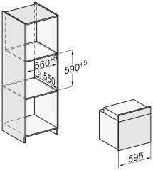 Электрический духовой шкаф Miele H 7364 BP Stainless Steel, нержавеющая сталь