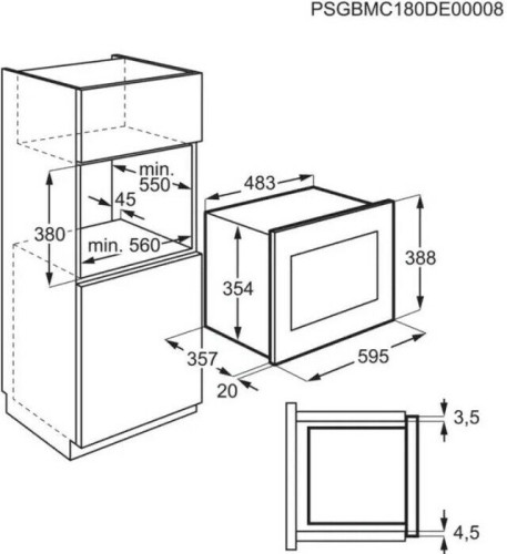 Встраиваемая микроволновая печь Electrolux LMS4253TMK