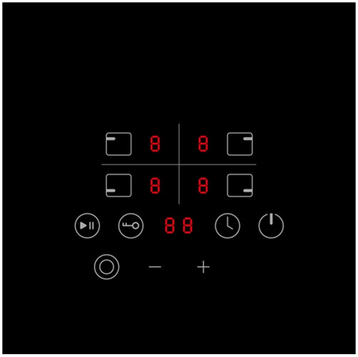 Электрическая варочная панель Hebermann HBKC 6041 1 B