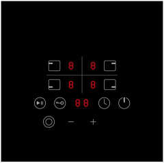 Электрическая варочная панель Hebermann HBKC 6041 1 B