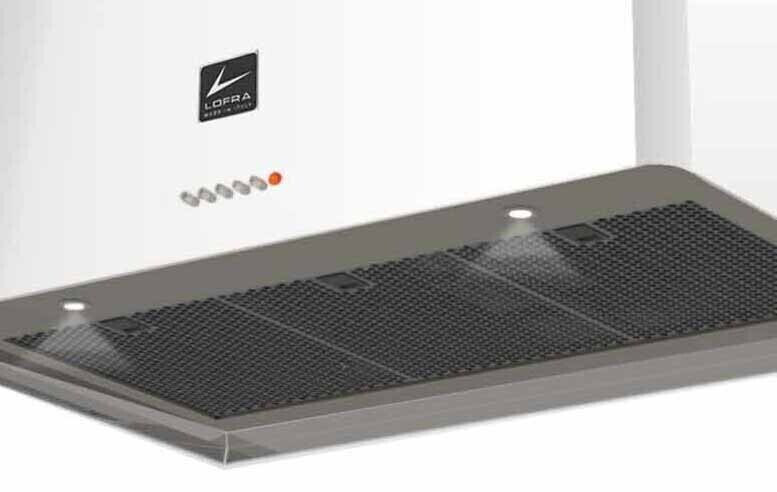 Кухонная вытяжка Lofra Rainbow 90 white pearl