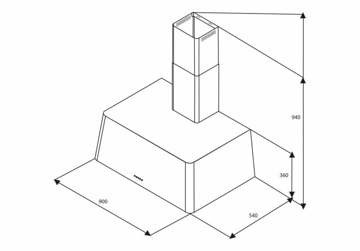 Кухонная вытяжка Lofra Rainbow 90 white pearl