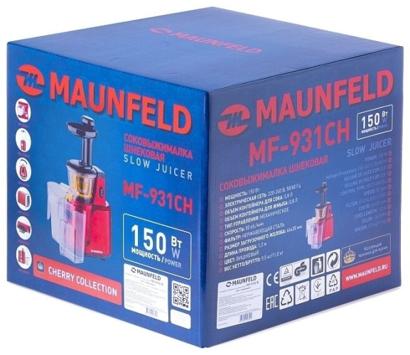 Соковыжималка шнековая MAUNFELD MF-931CH