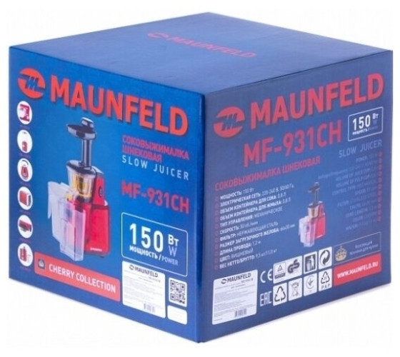 Соковыжималка шнековая MAUNFELD MF-931CH
