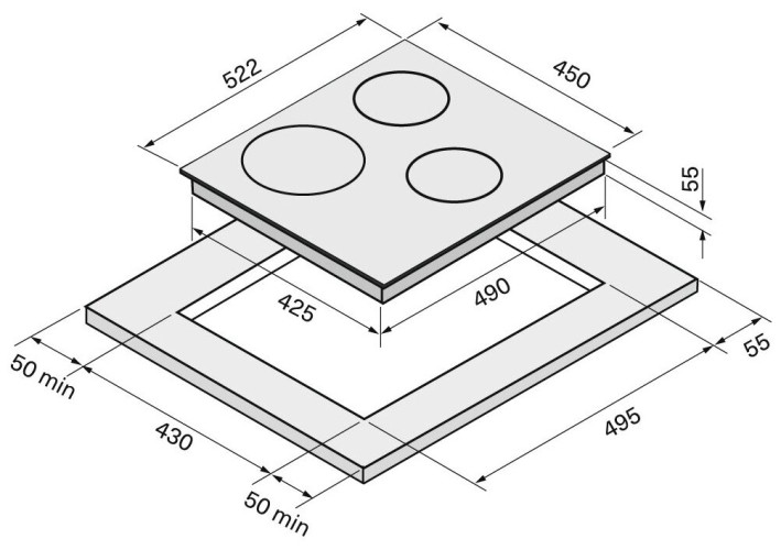 Индукционная варочная панель Krona VENTO 45 IV