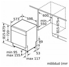 Посудомоечная машина Bosch SMU 4HAW48S