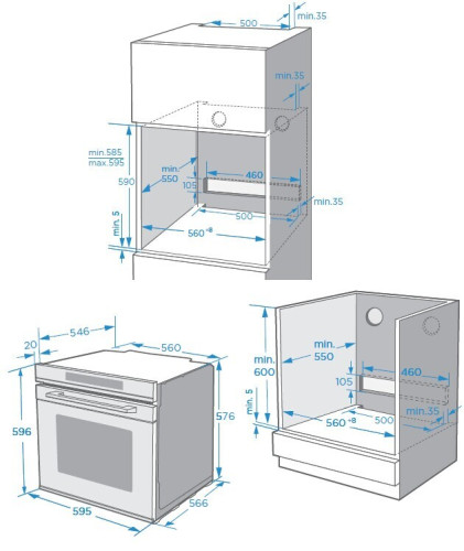 Электрический духовой шкаф Weissgauff EOM 751 PDB Black Edition