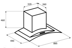 Кухонная вытяжка Zigmund &amp; Shtain K 296.91 W