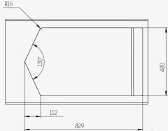 Кухонная мойка KitKraken Pond K-850M.7024 Graphite