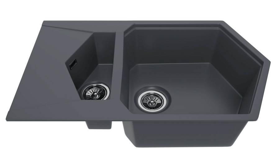 Кухонная мойка KitKraken Pond K-850M.7024 Graphite