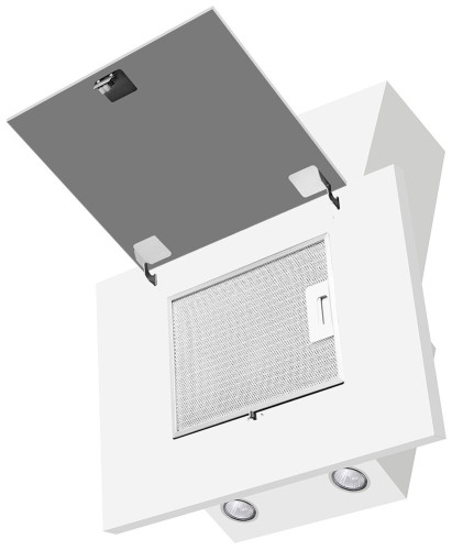 Кухонная вытяжка Weissgauff GAMMA 60 PB WH