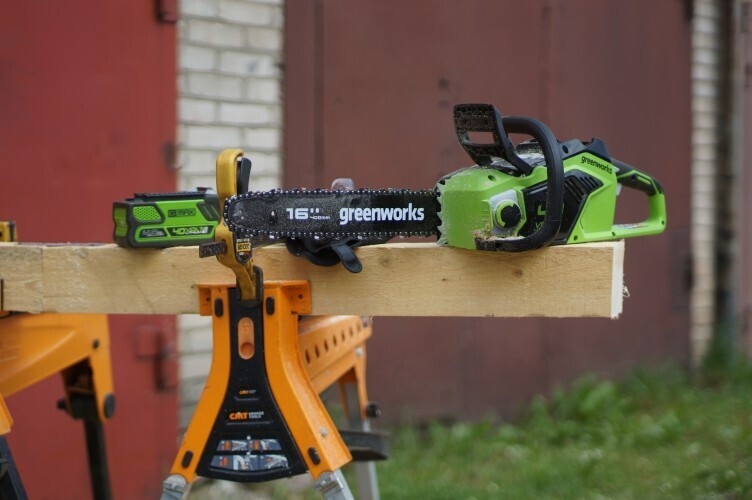 Аккумуляторная цепная пила GreenWorks GD40CS18 2005807