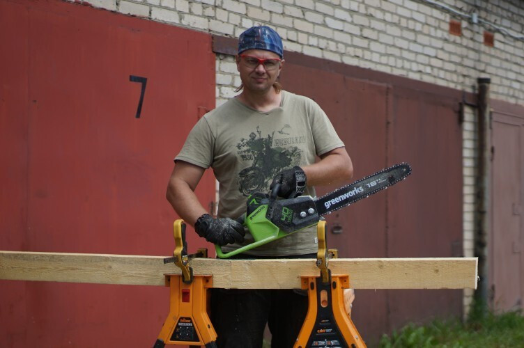 Аккумуляторная цепная пила GreenWorks GD40CS18 2005807