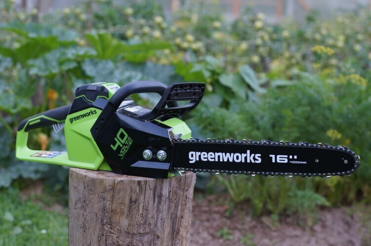 Аккумуляторная цепная пила GreenWorks GD40CS18 2005807