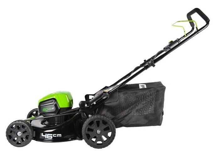 Газонокосилка электрическая greenworks 2500907ub GD80LM46K4
