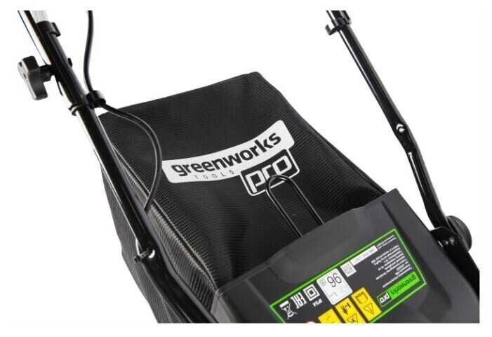 Газонокосилка электрическая greenworks 2500907ub GD80LM46K4
