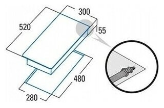 Газовая варочная панель Cata SCI 3002 BK