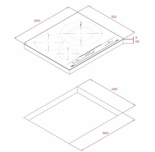 Индукционная варочная панель Teka IZC 63630 MST Black