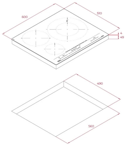 Индукционная варочная панель Teka IZC 63630 MST Black