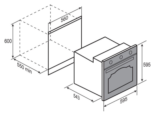 Электрический духовой шкаф Zigmund & Shtain E 161 B