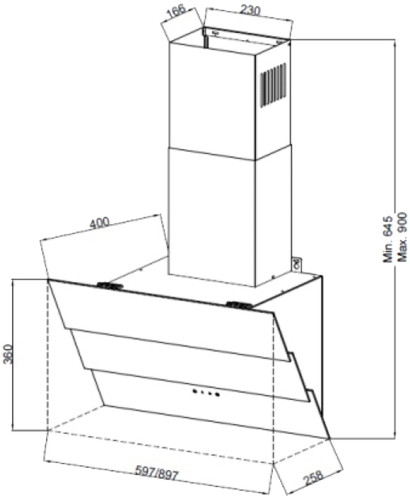 Кухонная вытяжка Kuppersberg F 605 W