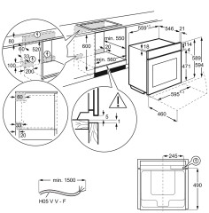 Электрический духовой шкаф AEG BES 351110 M