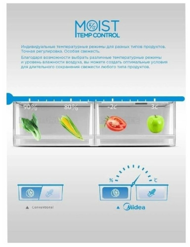 Холодильник Midea MDRF631FGF02B