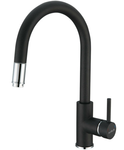 Смеситель для кухни Alveus DELOS - P G91 CARBON черный 1129022