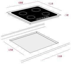 Индукционная варочная панель Teka IZF 6424