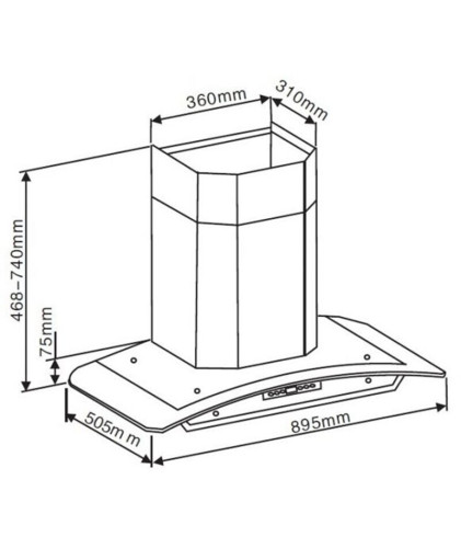 Кухонная вытяжка Zigmund & Shtain K 246.91 W