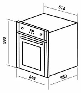 Электрический духовой шкаф MBS DE-609