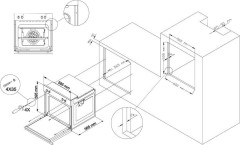 Газовый духовой шкаф Simfer B6GO72011