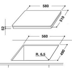 Индукционная варочная панель Whirlpool ACM 804 BA S