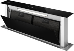 Встраиваемая вытяжка Weissgauff Down Draft 900 Touch Inverter black