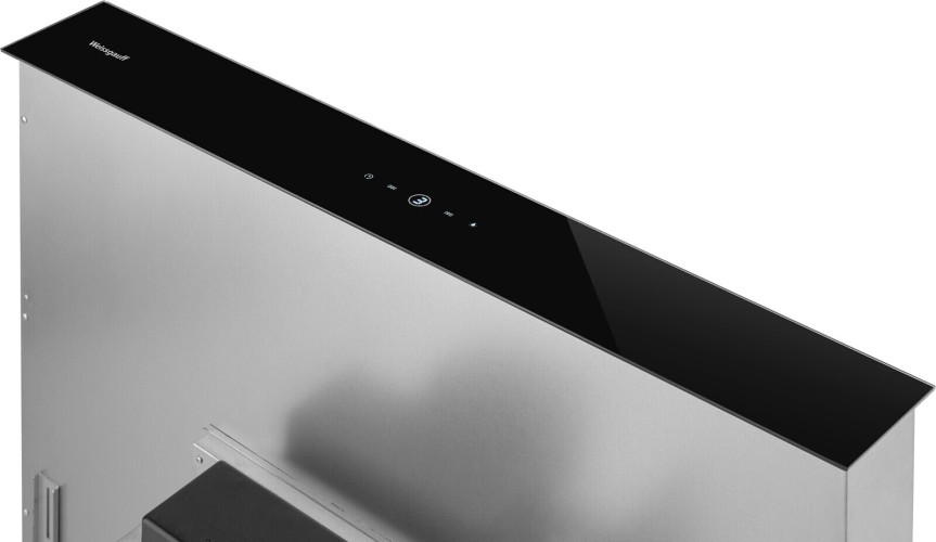 Встраиваемая вытяжка Weissgauff Down Draft 900 Touch Inverter black